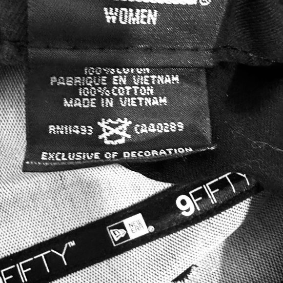 San Francisco Giants MLB Womens Baseball Cap Hat New Era Black Orange Sparkle OS - Picture 11 of 12